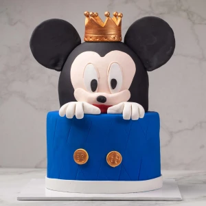 MICKEY MOUSE FONDANT CAKE